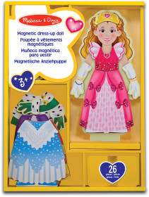 Melissa & Doug, Princess Elise Magnetic Wooden Dress-Up Doll