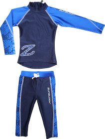 Zunblock, UV-tröja+leggings, LS, Snake, Marinblå/Royal