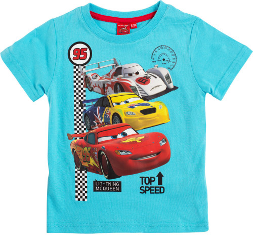 Disney Pixar Cars, T-shirt, Light Turquoise