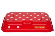 Funkybox, Förvaringsbox To Go för våtservetter, Röd