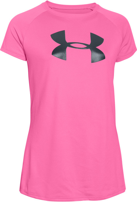 Under Armour, Tränings t-shirt, Solid big logo, Pink punk