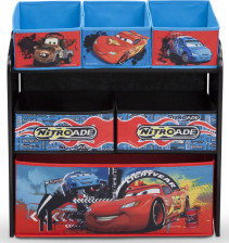 Disney Pixar Cars, Förvaringshylla med 6 lådor, Röd/Blå