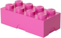 LEGO, Lunchbox 8, mellanrosa