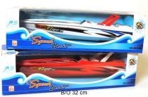 Speed boat, batteridriven