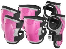 STIGA, Protection set Comfort 3-p pink jr l