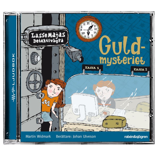 LasseMajas Detektivbyrå, Guldmysteriet, ljudbok CD