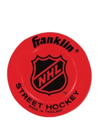 Franklin, NHL Streethockey Puck Röd
