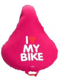 Liix, Liix Saddlecover I Love My Bike Pink