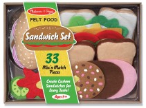 Melissa & Doug, Felt Food, Sandwich Set