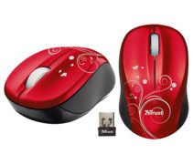Trust Vivy Wireless Mini Mouse Röd