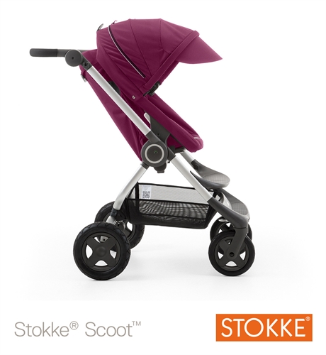 Stokke Scoot V2, Sittvagn, Purple + Style Kit, Soft Dots, Paket