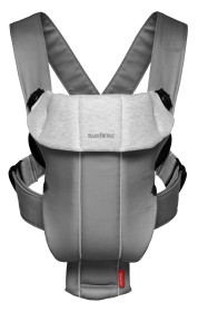 BABYBJÖRN, Bärsele Original, Cotton/Jersey, Mörkgrå/Grå