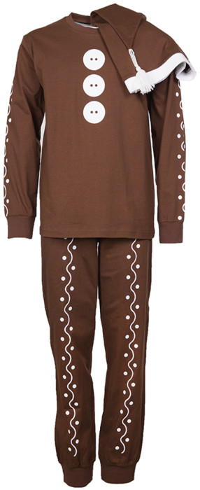 Pepparkaksdräkt m. mössa