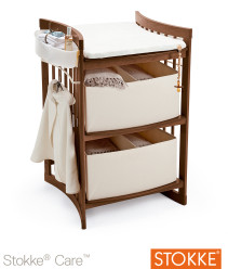 Stokke, Care, Skötbord inklusive förvaring, Walnut Brown