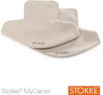 Stokke, MyCarrier, Bib, 2-pack, Beige