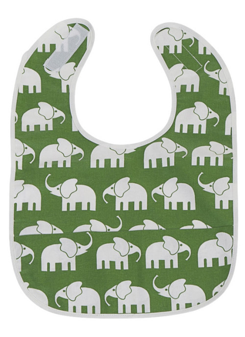 Rätt Start, Bomullshaklapp, Elefant, Grön