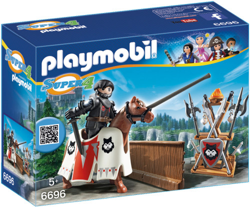 Playmobil Super 4, Jousting Rypan, Guardian of the Black Baron