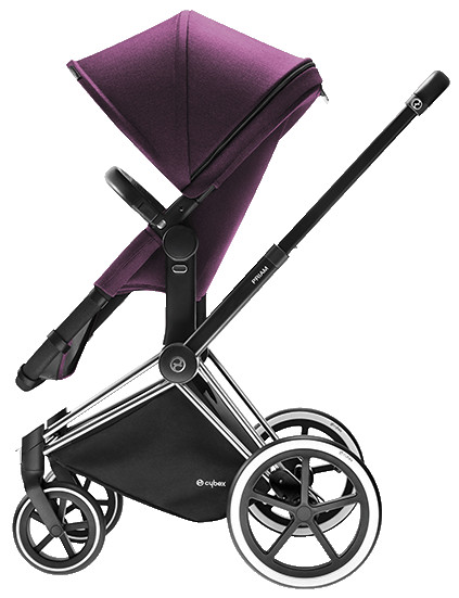 Cybex Priam 2016, 2-i-1-vagn, Chrome chassi/Trekking, Princess Pink, Paket