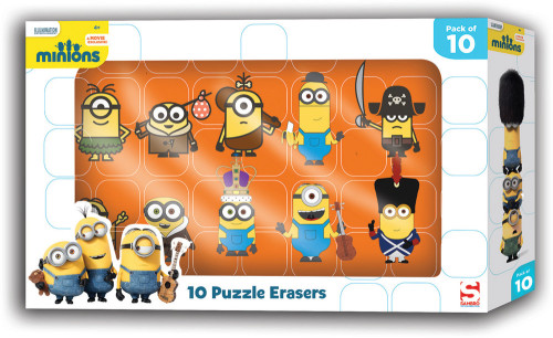Minions, 3D Pussel, 10-pack