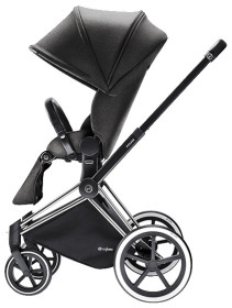 Cybex Priam 2016, Sittvagn, Svart chassi/Trekking, Manhattan Grey, Paket