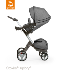 Stokke Xplory, Sittvagn, Black Melange inkl. Summer Kit, Sandy Beige, Paket
