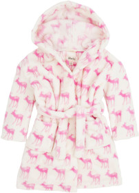 Hatley, Morgonrock, Fuzzy fleece, Soft Deers