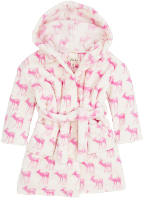 Hatley, Morgonrock, Fuzzy fleece, Soft Deers