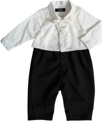 Jocko, Kostym, Baby, Creme/Svart