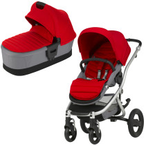 Britax Affinity, 2016, Duovagn, Silver/Flame Red, Paket