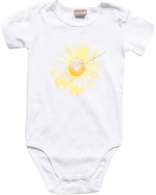 Hust & Claire, Body m. prästkrage, White