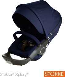 Stokke Xplory, Crusi & Trailz, Textil till sittdel, Deep Blue