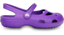 Crocs, Sandaler, Shayna, Neon Purple