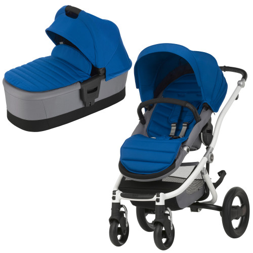 Britax Affinity, 2016, Duovagn, White/Ocean Blue, Paket