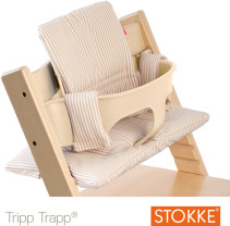 Stokke, Tripp Trapp, Sittdyna till babysits, Beige Stripe