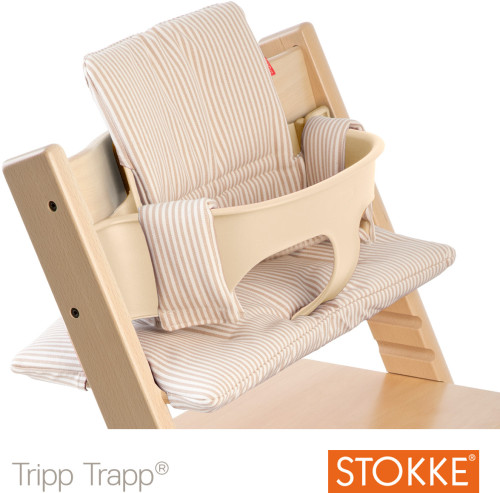 Stokke, Tripp Trapp, Sittdyna till babysits, Beige Stripe