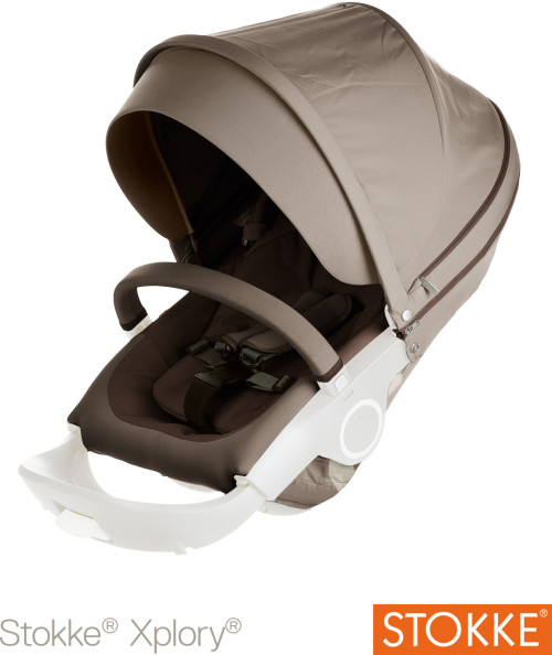 Stokke Xplory, Crusi & Trailz, Textil till sittdel, Brown
