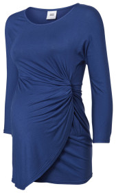 Mamalicious, Gravidtopp, Marianna 3/4 Jersey Top, Twilight Blue