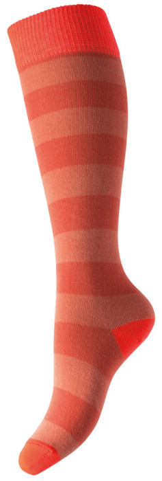 Little Pieces, Strumpor, Kneehighs, 2-pack, Clear Coral