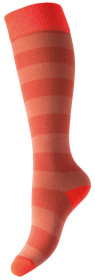 Little Pieces, Strumpor, Kneehighs, 2-pack, Clear Coral