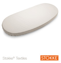 Stokke Sleepi, Formsytt stretchlakan, 165 cm, Beige