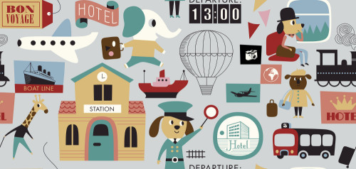 Ingela P Arrhenius, Fondvägg, Traveling Animals