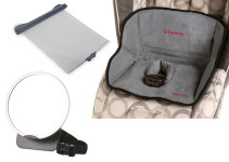 Diono, Sittunderlägg + solskydd + bilspegel, Paket