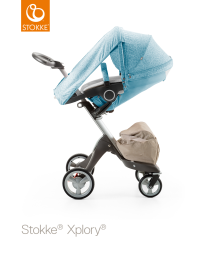 Stokke Stroller, Textil till sittdel, Summer Kit, Bluebell Blue