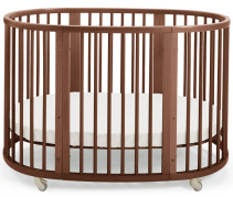 Stokke Sleepi, Spjälsäng, Walnut Brown