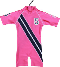 Zunblock, UV-dräkt, Stars and stripes, Cerise