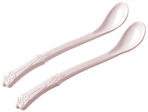 Garbo & Friends, Plastsked, 2-pack, Silver Pink