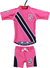 Zunblock, UV-set, Starsand stripes, Cerise
