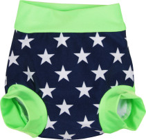 Zunblock, Badblöja, Lime/Navy