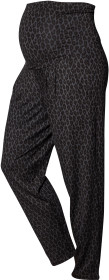 Boob, Gravidbyxor, OONO Loose Pants, Leo print Grey/Black