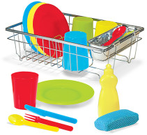 Melissa & Doug, Wash & Dry Dish Set